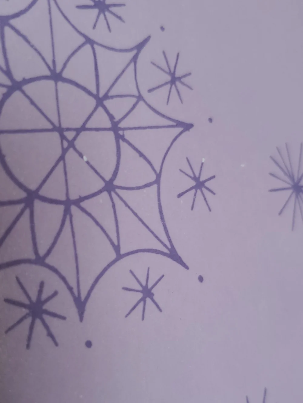 Rosanna Purple Snowflake Plate